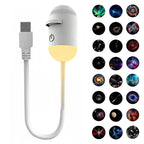 Galaxy Night Light Projector With USB Port - Galaxy Lamp Projector